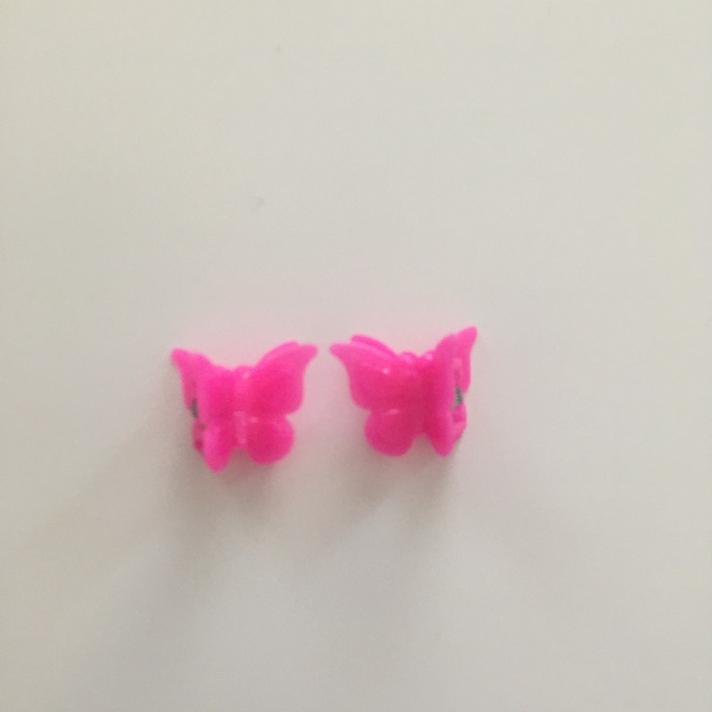 butterfly hair clips